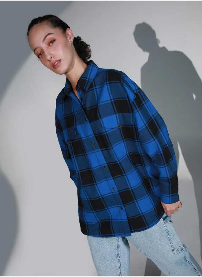 هوبرهولمي Check Shirt For Women