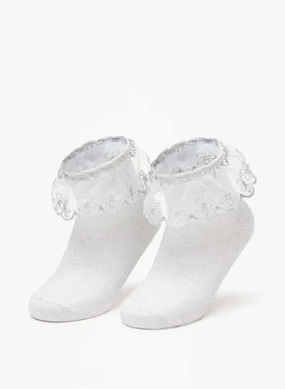 فلورا بيلا من شو إكسبرس Frill Detail Socks