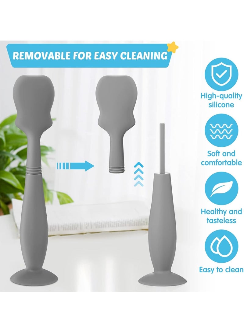 Zikra Baby Brush Diaper Cream Applicator for Diaper Rashes, Soft Flexible Silicone Bum Brush Newborn and Baby Essentials, Gift Idea for Baby Shower and New Mom (Style 4) - Image 3