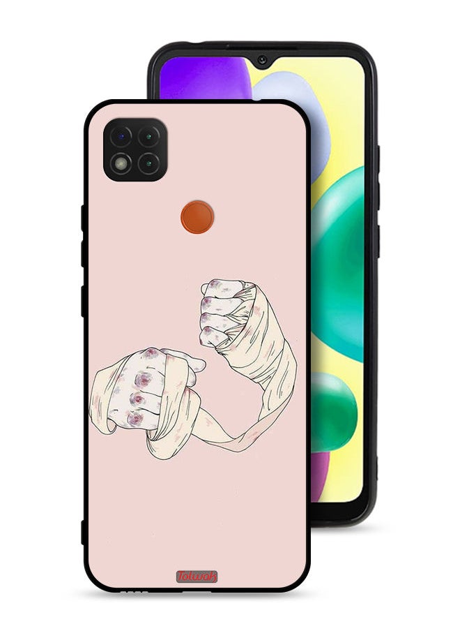 Tolwak Xiaomi Redmi 9C Protective Case Cover Fighter Art  - Image 1
