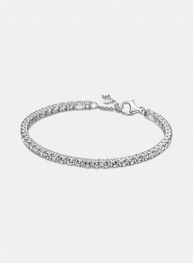 PANDORA Sterling Silver Bracelet with Clear Cubic Zirconia 