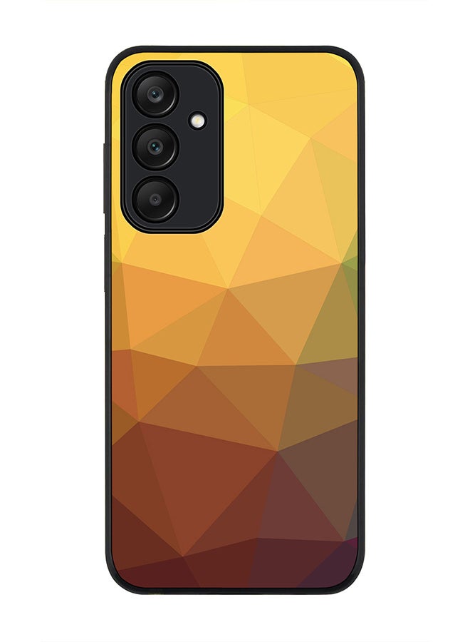 Stylizedd Rugged Black edge case for Samsung Galaxy A25, Slim fit Soft Case Flexible Rubber Edges Anti Drop TPU Gel Thin Cover- Golden Nugget - Image 1