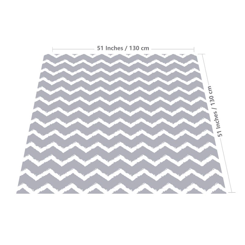 Womumon Baby Splat Mat for Under High Chair, 51 x 51 Inch Splash Mat, Waterproof and Washable Spill Mat, Anti-Slip Floor Protector - Image 2