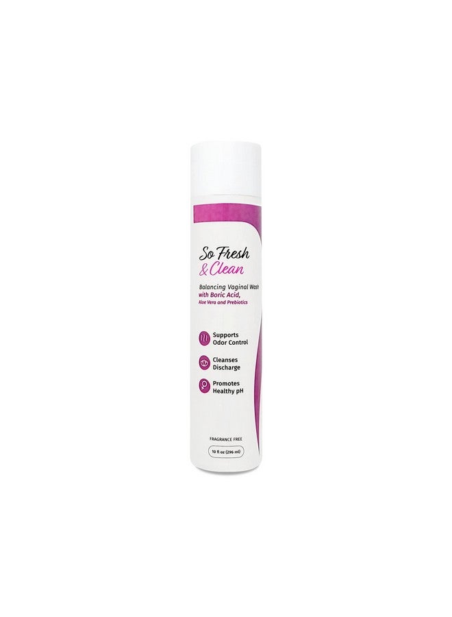 NutraBlast So Fresh & Clean | pH Balance Feminine Wash with Boric Acid | Supports Odor Control | Cleanses Discharge | Promotes Healthy Intimate Balance (10 fl oz) - Image 2