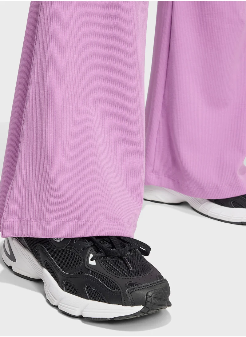 Adidas Essential Ribbed Flared Tights