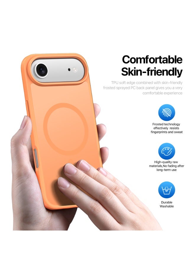 DUX DUCIS Magnetic Shockproof Case for iPhone 17 Air, MagSafe Compatible, Sweat-Resistant & Anti-Fingerprint Translucent Protective Case - Image 4