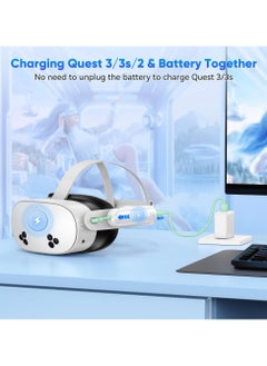Ipega Battery Pack for Meta Quest 3S/3/2, 20000mWh 18W Fast Charging Battery for Oculus Quest 3S/3 Accessories, Extended VR Headset Battery, Lightweight and Portable Charger for Extra 2-4H  - Image 5