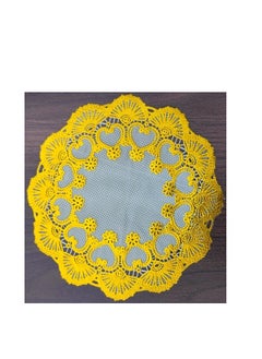 Generic 24-Piece Plastic Doilies Paper Gold 15cm  - Image 3