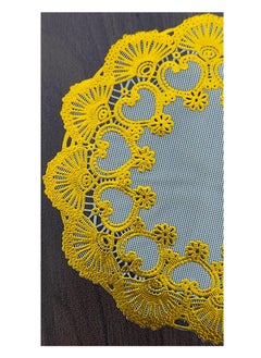 Generic 24-Piece Plastic Doilies Paper Gold 15cm  - Image 4