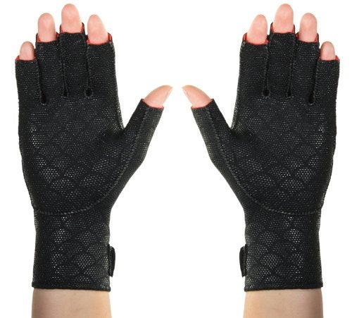 Thermoskin Premium Arthritic Gloves BlackRelieves Arthritic Pain in Fingers and Hand Size Large - Image 2