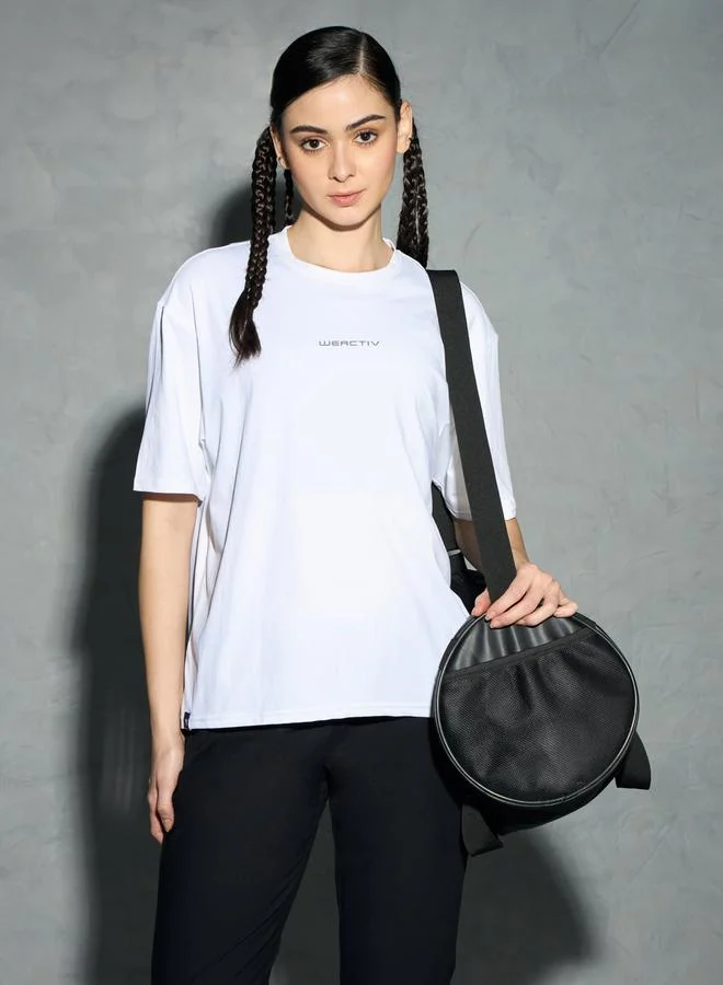 Technosport Technosport Solid Boxy Fit Short Sleeve T-Shirt