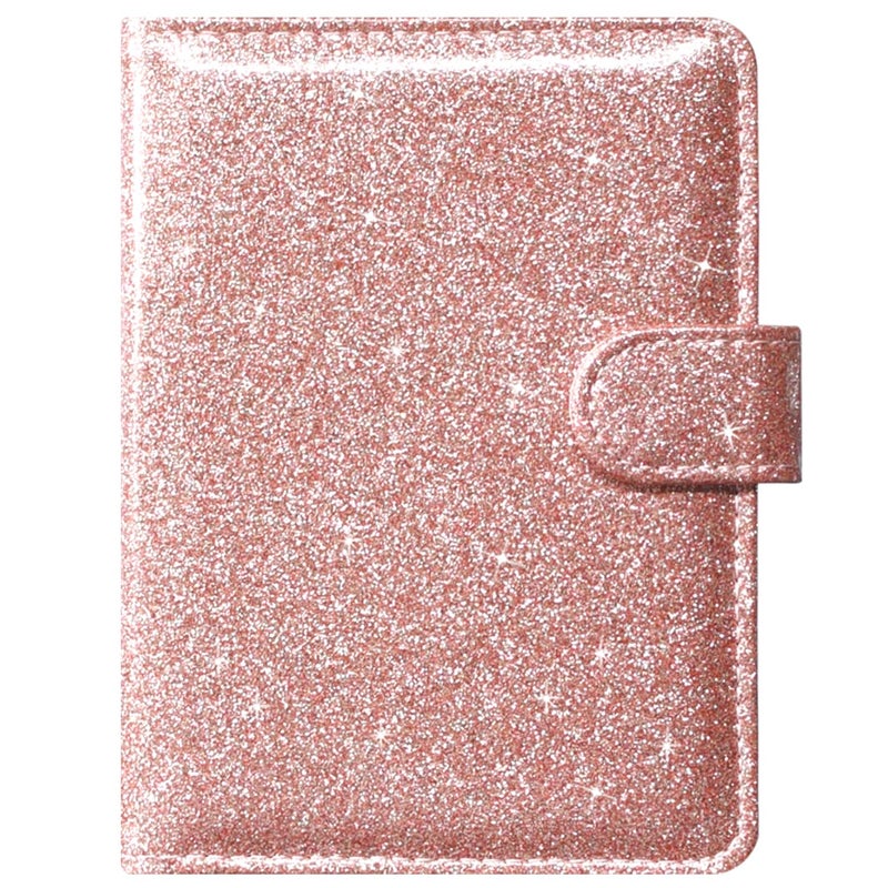 ACdream Unisex Faux Leather Passport and Vaccine Card Holder, Glitter Rose, RFID Blocking, 20 x 3.5 x 2.5 in - Image 1