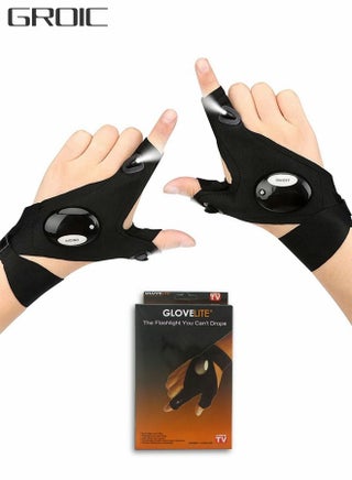 Black gloves