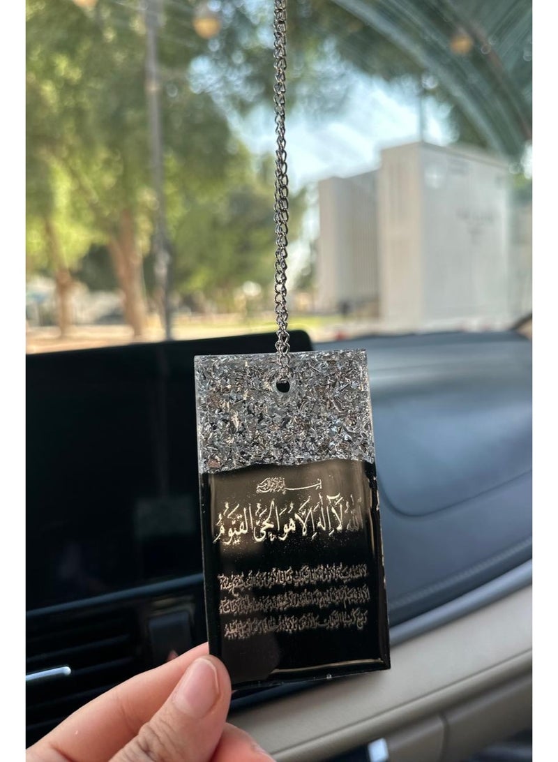 Elegant car hanging ornament crafted from premium resin – a stylish decorative accessory for the car rearview mirror. - Image 1