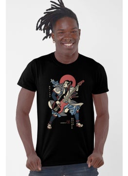 Rock&Roll Japanese Bassist Black Short Sleeve Men's T-Shirt  - Image 1