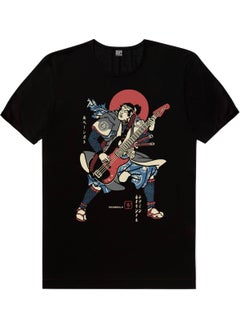 Rock&Roll Japanese Bassist Black Short Sleeve Men's T-Shirt  - Image 3