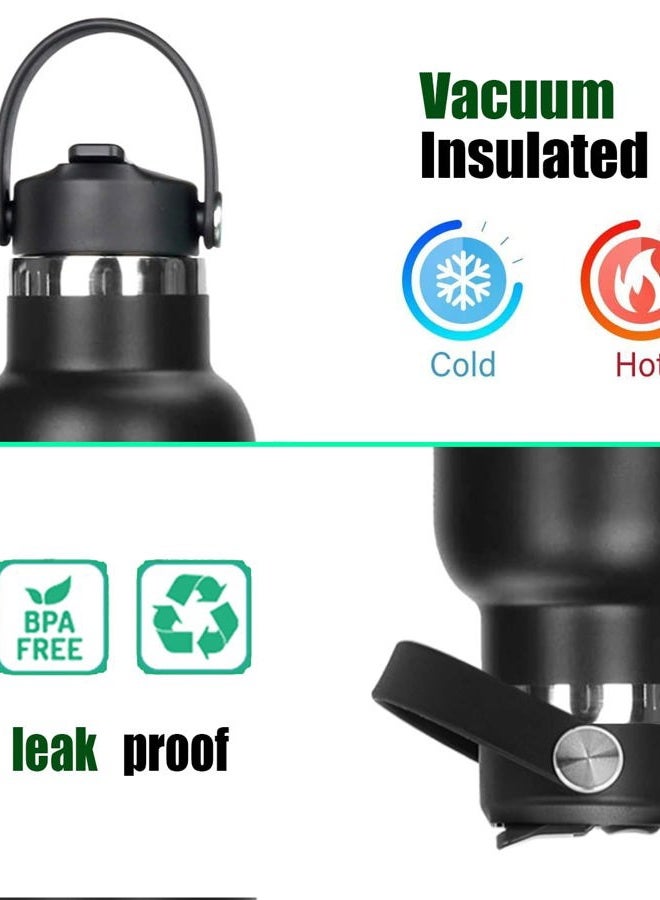 POYAKU Straw Lid Compatible with Hydro Flask Standard Mouth Water Bottle,Dust Cover Lid Fits Standard Mouth,Sports Water Bottle Accessories Replacement Straw Lid (Patented) - Image 3