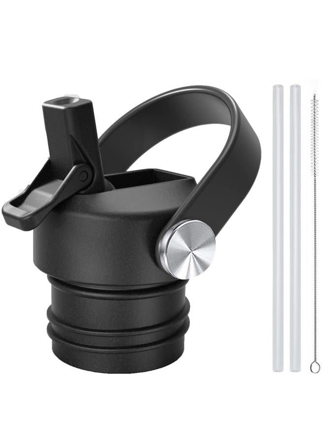 POYAKU Straw Lid Compatible with Hydro Flask Standard Mouth Water Bottle,Dust Cover Lid Fits Standard Mouth,Sports Water Bottle Accessories Replacement Straw Lid (Patented) - Image 1