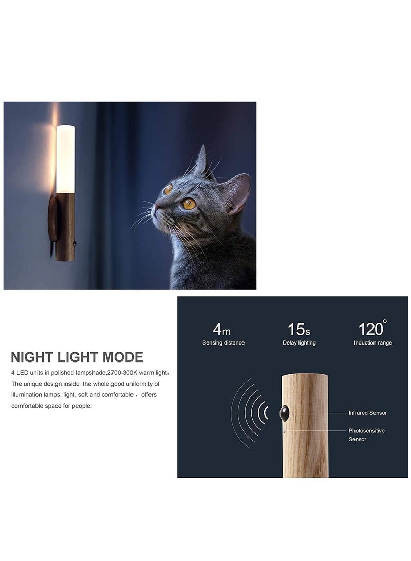 Motion Sensor Night Light Smart LED Light Sensing Distance 4m for Bedroom Children Room Burly Wood - Image 4