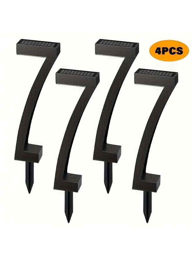 4Pcs Solar Lights Outdoor Garden LED For Courtyard Driveway Walkway Landscape - Image 1