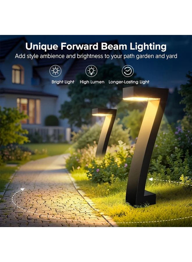 4Pcs Solar Lights Outdoor Garden LED For Courtyard Driveway Walkway Landscape - Image 5