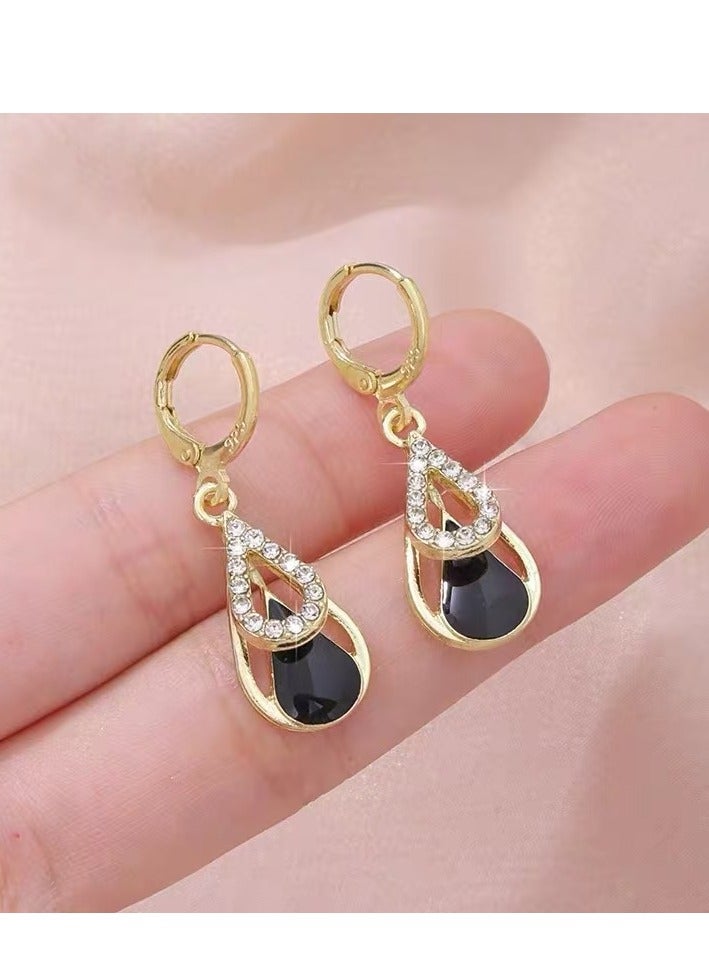 عام القرط الأسود الكريستال الذهبي - Image 2