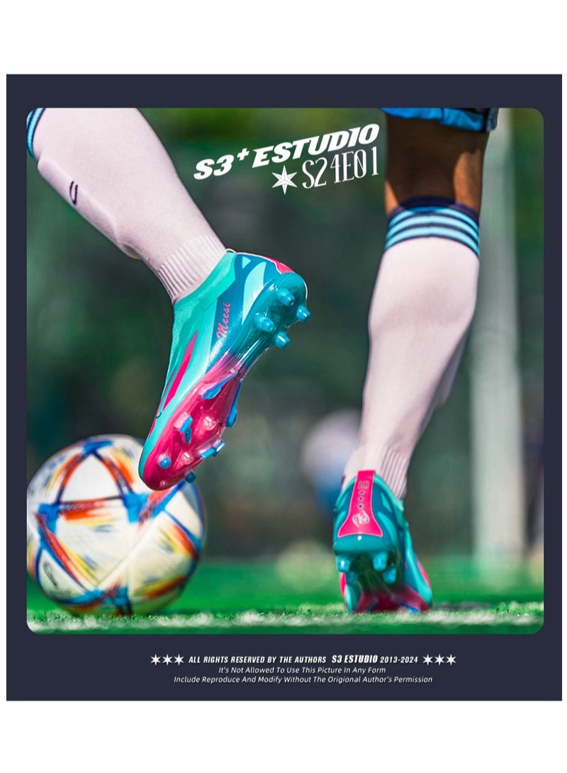 SKT Shiketro Men's Soccer Cleats For Outdoor Indoor Professional Youth Boys Soccer Cleats Unisex Soccer Cleats. - Image 2
