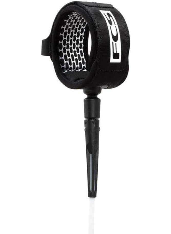 FCS FCS Comp Surfboard Leash  WhiteBlack  5  - Image 2
