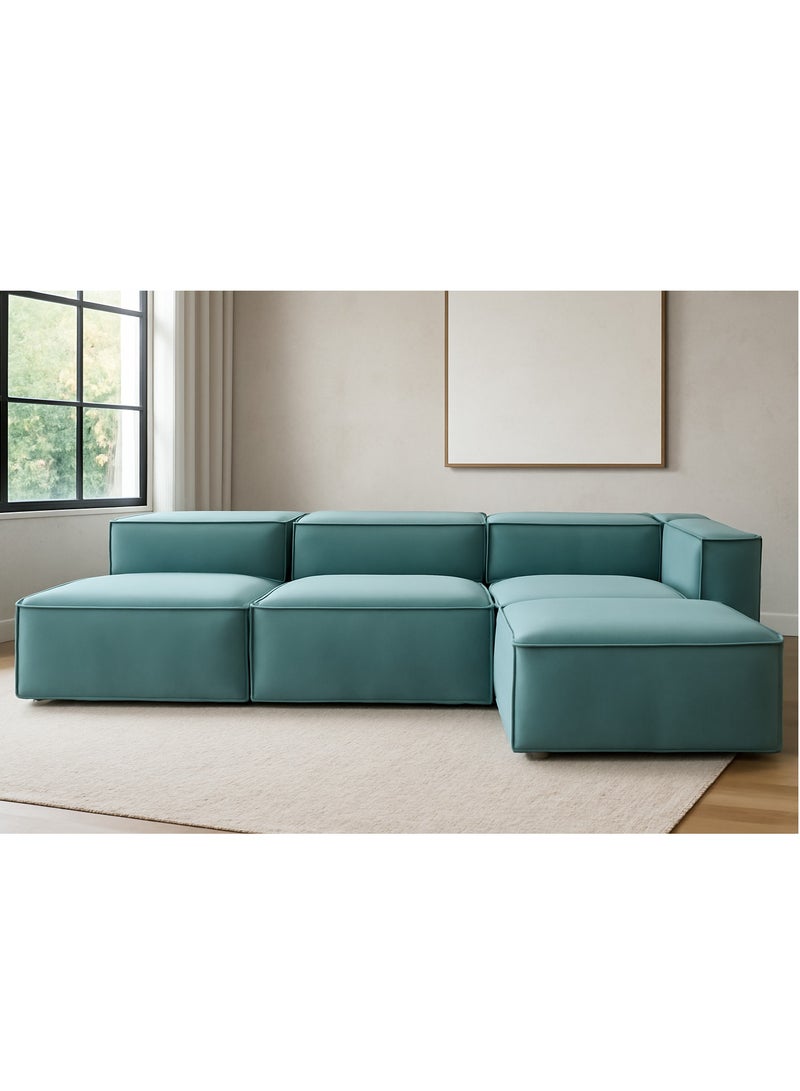 ASGHAR FURNITURE Minimalist L Shape Sofa Set  - Image 1