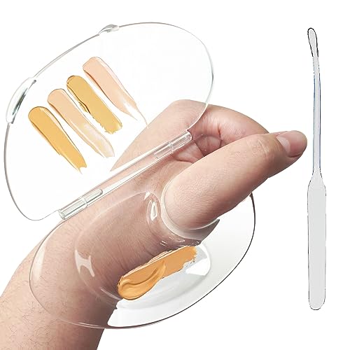 Makeup Mixing Palette Can Store Liquid Foundation Hold Acrylic Palette Art Nail Palette Pigment Transparent Makeup Palette For Foundation Makeup
