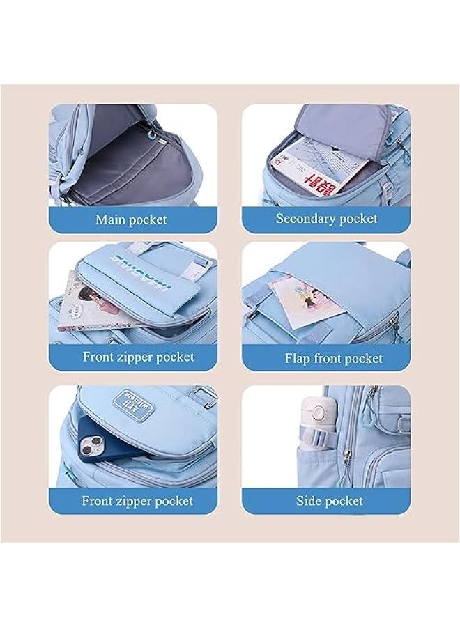 Solid Color Kids School Rolling Backpack for Boys Primary Students Wheeled Bag Elementary Bookbags for Girls - Image 5