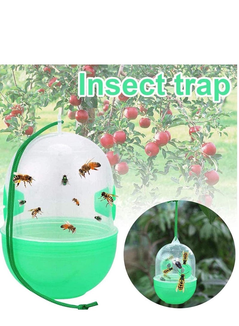 Excefore Bee Trap, Yellow Jacket Traps, Fruit Fly Trap, Hornet Trap, Indoor, Outdoor, Hourglass-shaped for Removal Fruit fly, Insect, Hornet and Wood Bee  - Image 3