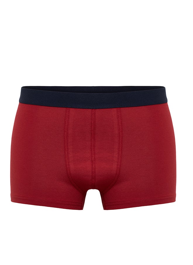 trendyol Multicolored 3-Piece Marine Patterned-Flat Pack Cotton Boxers TMNAW24BX00025  - Image 5