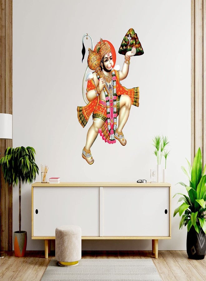 Masstone PVC Vinyl Hanuman ji Wall Sticker 40x60 Cm - Pack of 1 - Image 1