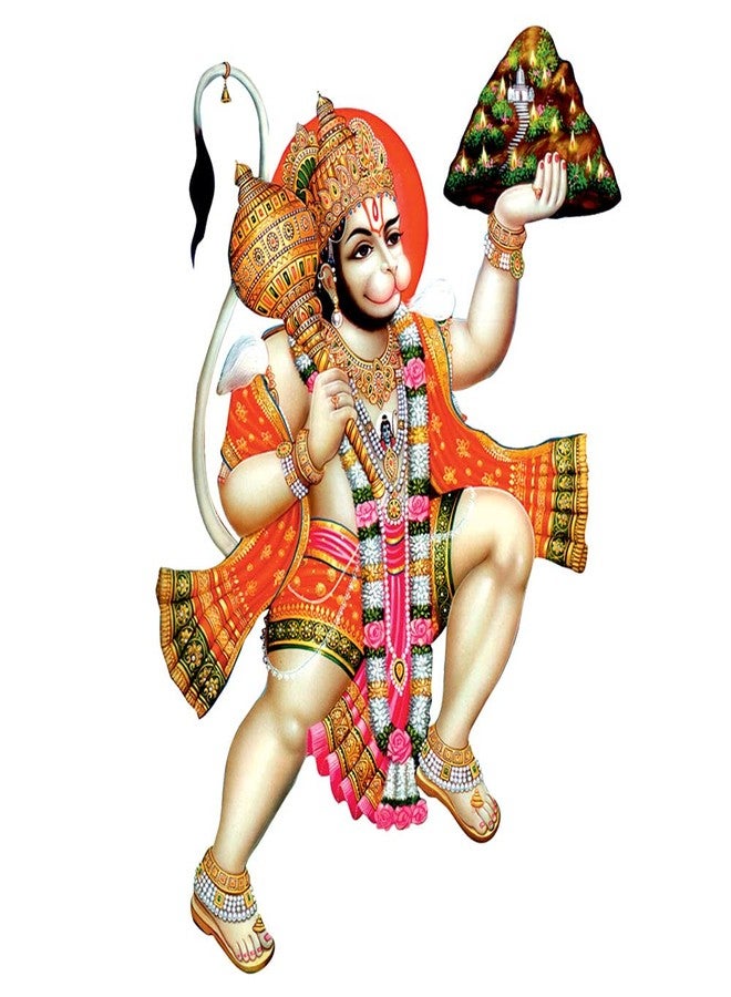 Masstone PVC Vinyl Hanuman ji Wall Sticker 40x60 Cm - Pack of 1 - Image 2