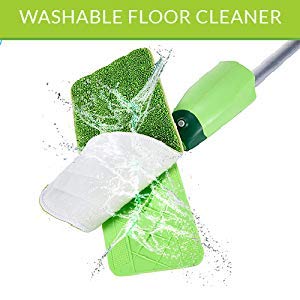 KIDINGTON Multifunctional Quick and Easy Stainless Steel Microfiber Floor Cleaning 360 Degree Spray Mop with Removable Washable Pad Spray mop - Image 3