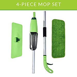 KIDINGTON Multifunctional Quick and Easy Stainless Steel Microfiber Floor Cleaning 360 Degree Spray Mop with Removable Washable Pad Spray mop - Image 4