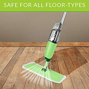 KIDINGTON Multifunctional Quick and Easy Stainless Steel Microfiber Floor Cleaning 360 Degree Spray Mop with Removable Washable Pad Spray mop - Image 5