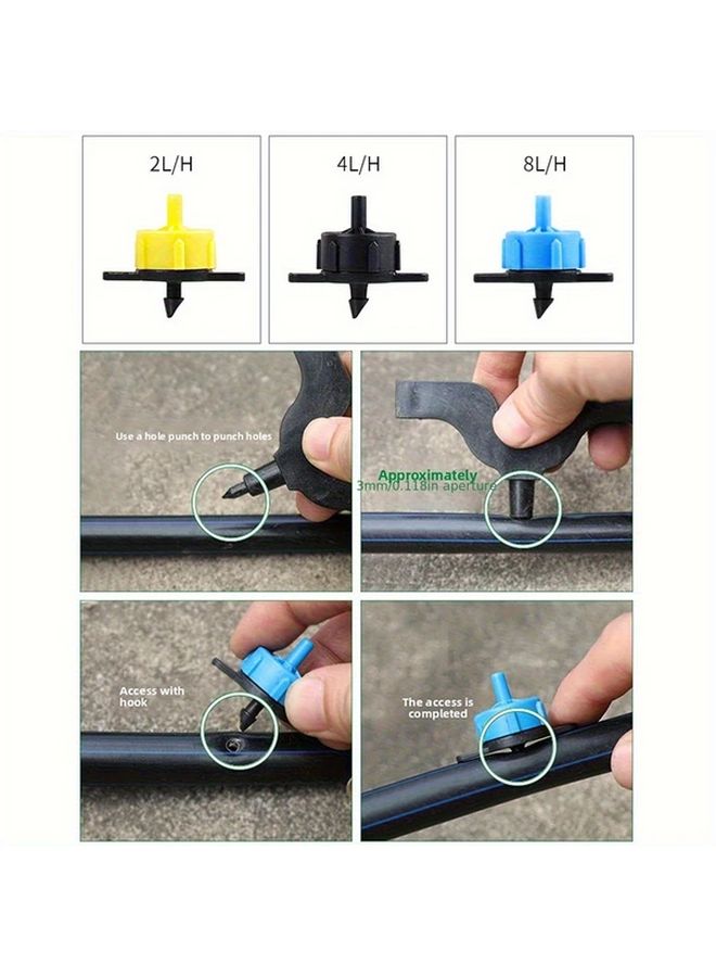 30pcs 67 63oz Pressure Compensated Drip Irrigation Emitter For Fruit Tree Watering - Image 4