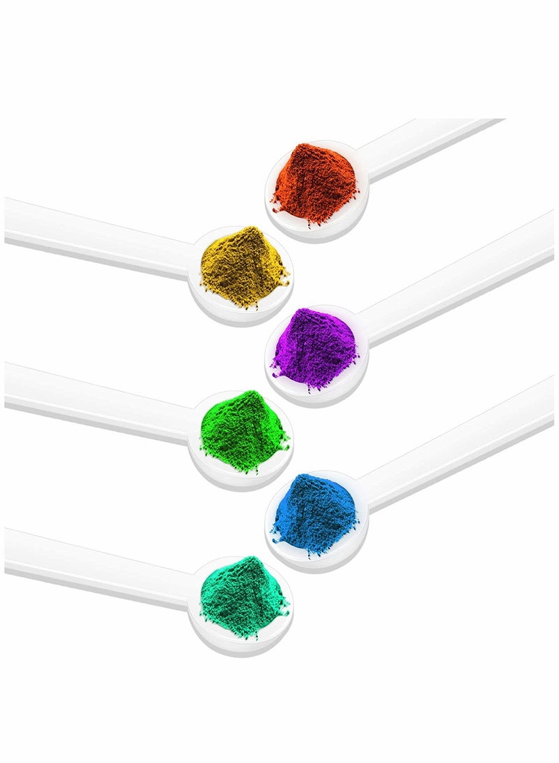 مجموعة ملاعق قياس صغيرة - 100 قطعة ملاعق مصغرة بيضاء للتوابل والمساحيق ومستحضرات التجميل والأدوية - ملعقة صغيرة مثالية للقياس الدقيق وسهولة الاستخدام. - Image 3