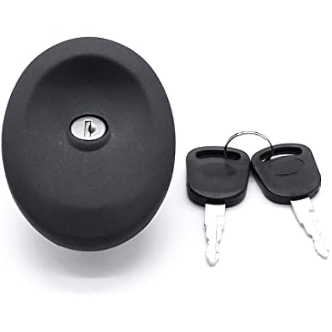 غطاء خزان الوقود المغلق مع غطاء تعبئة غاز البنزين بمفتاحين لتصميم مضاد للسرقة MK4 MK5 19912000