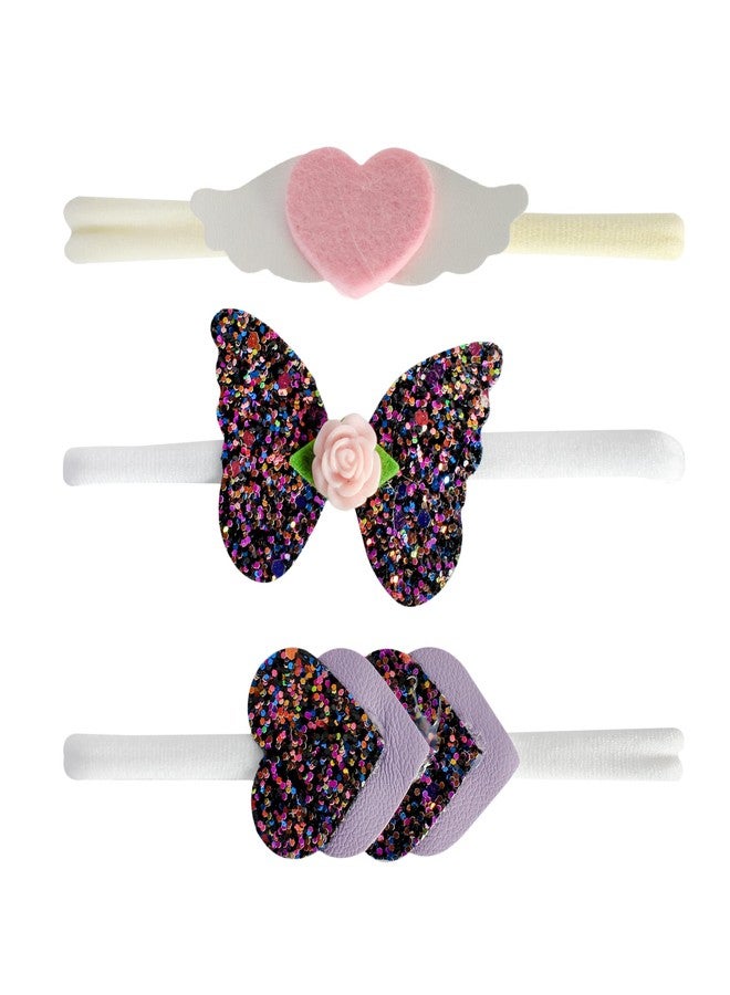 تراي جربي طوق رأس من قماش فائق النعومة للأطفال حديثي الولادة والفتيات الصغيرات، مقاس مثالي (عبوة من 3 قطع) - متعدد الألوان - Image 5