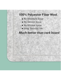VUCATIN Felt Bulletin Board Notice Board with Push Pins for Paste Notes Photos Schedules Decorative Picture Framed Display Board for School Home Kitchen & Office Walls (Brown 120 * 180cm)  - Image 3