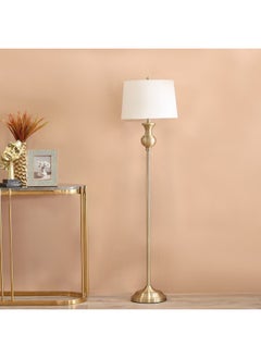 DANUBE HOME Jonathan Metal Floor Lamp Antique Brass -Fl21323  - Image 1