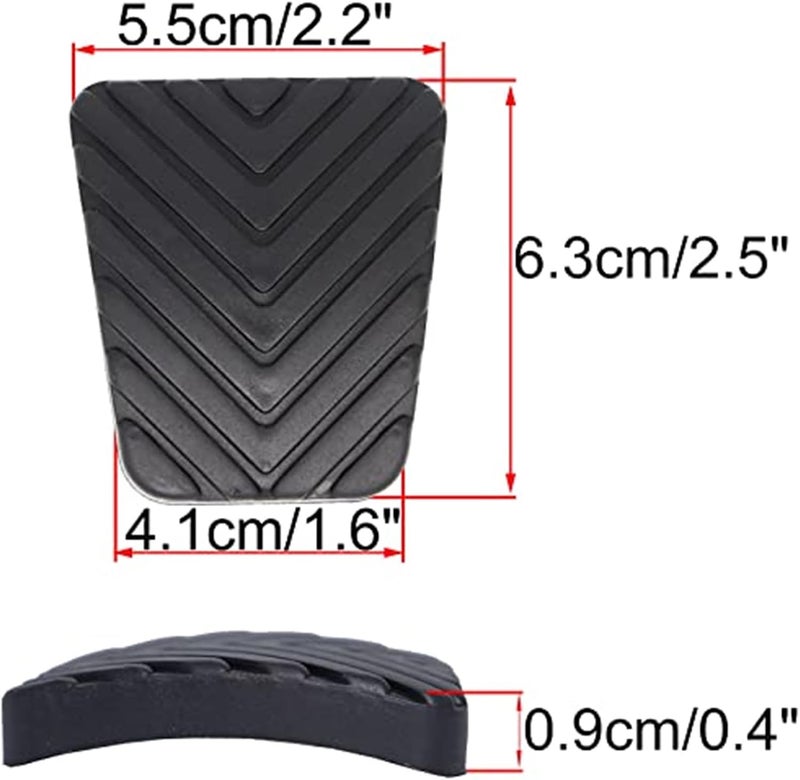 Wivplex Car Brake Clutch Foot Pedal Pad Cover - Image 2