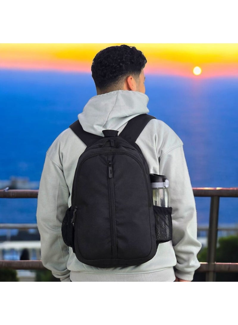 فورس حقيبة ظهر فورس بيسك للجنسين باللون الأسود - مقاومة للماء بالكامل - Image 5