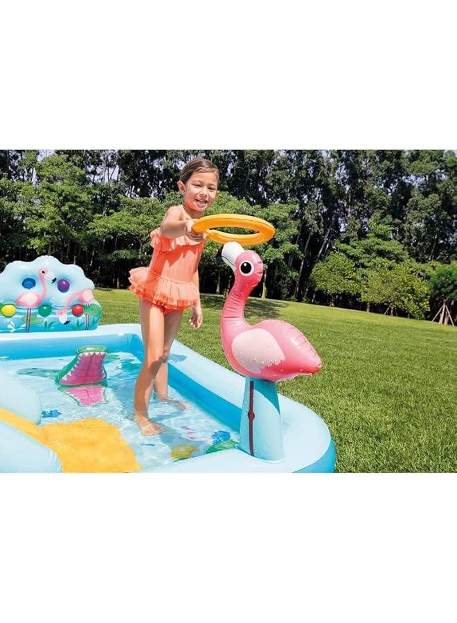 INTEX Inflatable Pool Play Center Jungle 258 X 216 X 84 Cm - Image 4