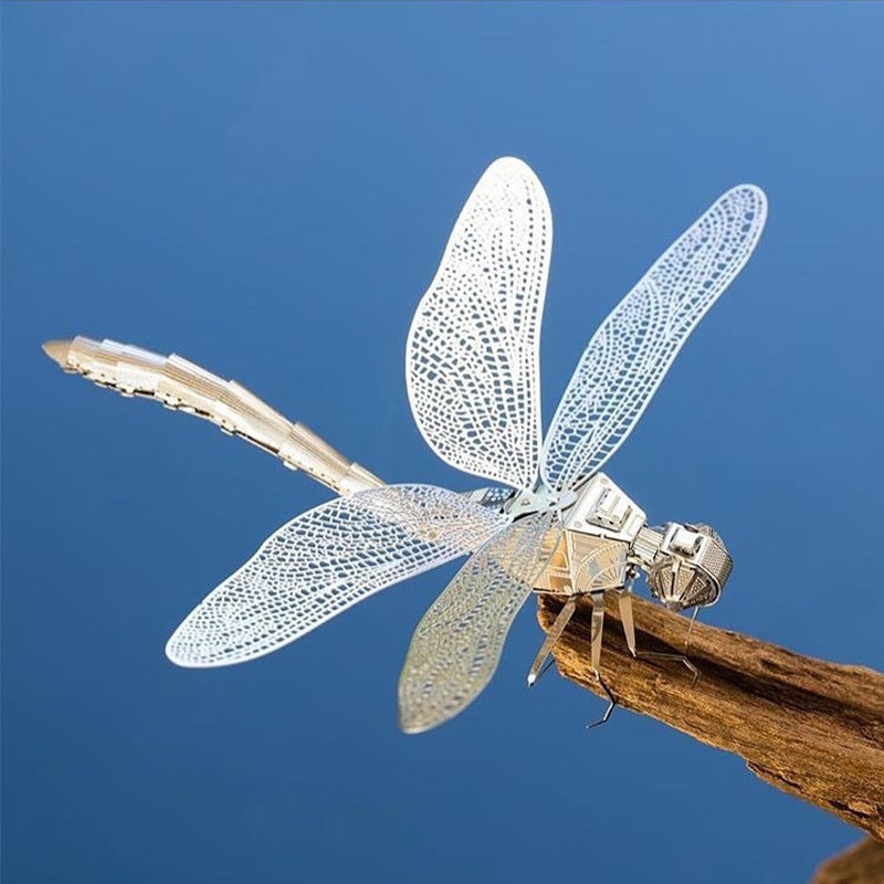 Steel Magic Statue Machine Insect Series Love Metal Puzzle 3D Three-Dimensional Handmade Diy Assembly Model - Image 1