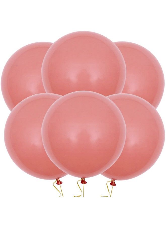 Haptda Dusty Pink 18 Inch Big Balloons 18In Dusty Rose Latex Balloons For Baby Shower Birthday Party Decorations 10Pcs - Image 2