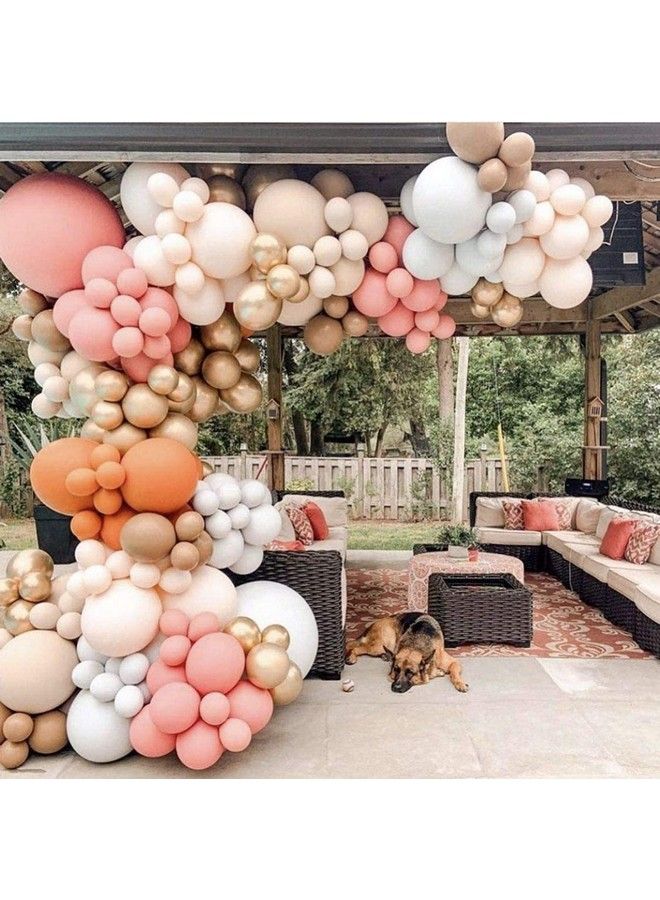 Haptda Dusty Pink 18 Inch Big Balloons 18In Dusty Rose Latex Balloons For Baby Shower Birthday Party Decorations 10Pcs - Image 3